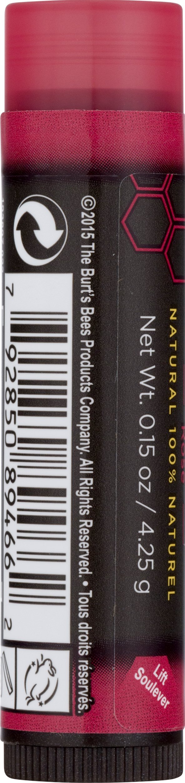 BURTS BEES Rose Tinted Lip Balm, 4.25 GR